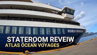 Stateroom Review Atlas Ocean Voyages  World Traveller [upl. by Patricia]