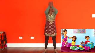 Diwali Dance Activity for Kids  Learn about Five days of Diwali with this fun dance [upl. by Layney]