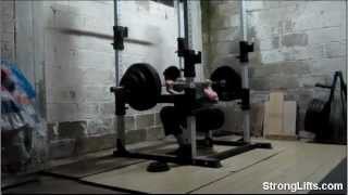 How To Squat StrongLifts Shows Proper Squat Form [upl. by Alorac]