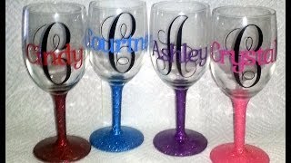 personalized wine glasses [upl. by Dehsar]