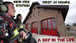 First 24 Hours in a New Fire Station  A Day in the Life [upl. by Akcinehs]