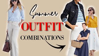 8 Summer Outfit combinations that always LOOK GOOD [upl. by Nylla943]