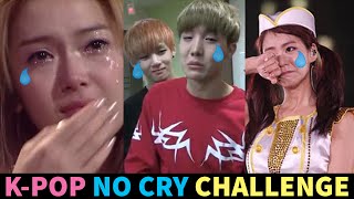 KPOP NO CRY CHALLENGE  10 of the Saddest Moments in KPop History [upl. by Hinze]