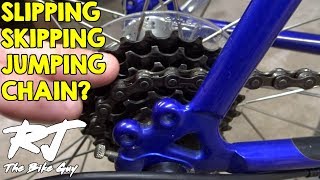 How To Fix Bike Chain SkippingSlippingJumping Gears [upl. by Lig]