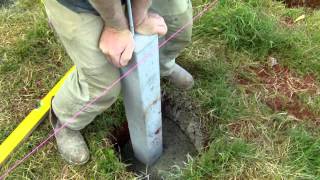 installing concrete stumps [upl. by Thetis560]