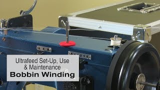 Bobbin Winding on the Sailrite Ultrafeed Sewing Machine [upl. by Suu]