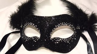 Masquerade Mask quot Night Skyquot DIY [upl. by Barbaraanne198]