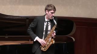 Claude Debussy  Rhapsodie L 98 for alto saxophone and piano [upl. by Halak]