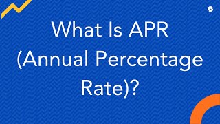 What Is APR Annual Percentage Rate [upl. by Gavette829]