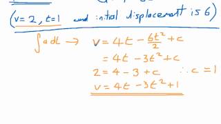 How to use calculus in Kinematics  Displacement Velocity amp Acceleration [upl. by Derreg]