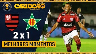 FLAMENGO 2 x 1 PORTUGUESA  RJ  Melhores Momentos  CARIOCÃO 22 [upl. by Einaj]