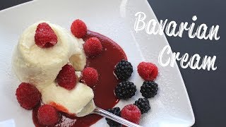 Bavarian Cream  German Dessert [upl. by Ettennor386]