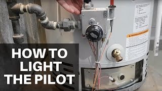 How To Light Your Water Heaters Pilot Flame [upl. by Alaunnoif774]