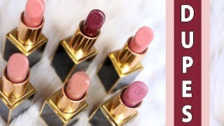 TOM FORD Lipstick Drugstore Dupes Under 10 [upl. by Euqinue300]