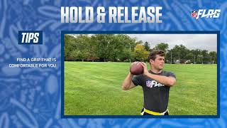 How to Throw a Football  NFL FLAG Drills [upl. by Annekam25]