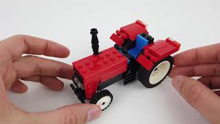 LEGO Tractor Tutorial [upl. by Seuqcaj]