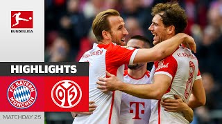 Bayern crushes Mainz 05  FC Bayern München  1 FSV Mainz 05 81  Highlights  MD 25 – BL 2324 [upl. by Aicileb698]