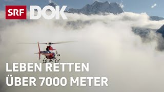 Die Bergretter in Himalaya – Rettungshelikopter in eisigen Höhen  Doku  SRF Dok [upl. by Tiemroth809]