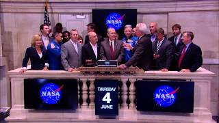 NASA Partners Ring Closing Bell at New York Stock Exchange [upl. by Hays284]