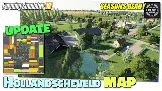 FS19  MAP quotHollandscheveldquot update v1100  review [upl. by Peppel]