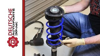 MK7 GTI VWR Lowering Spring DIY How to Install [upl. by Corsiglia]