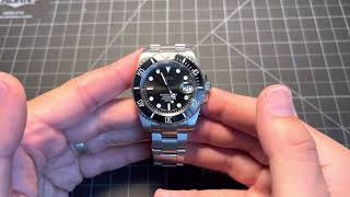 I Assembled a Seiko Marinemaster NH35 Mod Rolex Submariner Homage [upl. by Lashoh101]