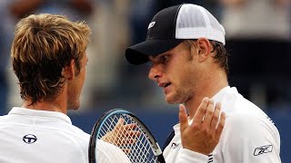 Andy Roddick vs Juan Carlos Ferrero 2003 US Open Final Highlights [upl. by Stearne351]