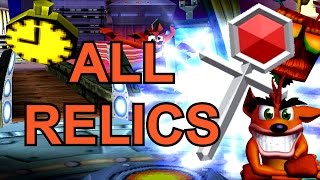 Crash Bandicoot 3  ALL Platinum Relics 105 [upl. by Kari]