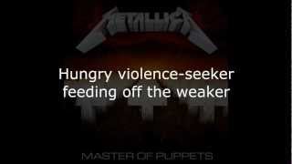 Metallica  Battery Lyrics HD [upl. by Nidnerb]