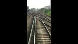 Waterloo East to Dartford train journey Drivers View [upl. by Auoz]