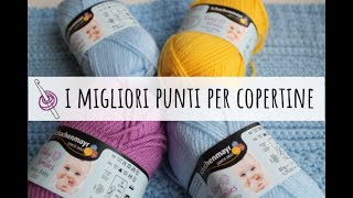 Come fare copertine alluncinetto i punti migliori  Tutorial [upl. by Aihsrop]