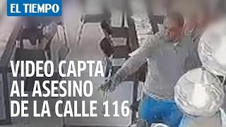 Video del asesinato de Ezequiel Rodríguez en el Carulla de la 116  El Tiempo [upl. by Netta528]