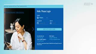 RHB Reflex  How to Perform First Time Login [upl. by Zeba]