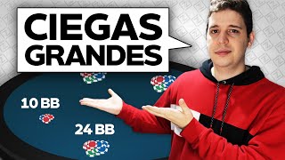 CONTAR FICHAS EN CIEGAS 🧐 ¿Por qué en el poker contamos el dinero en ciegas grandes [upl. by Gaven813]