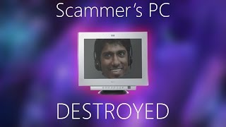 SCAMMERS PC DESTROYED RAT AND RANSOMWARE [upl. by Giulietta]