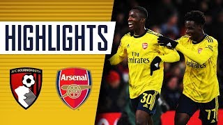 HIGHLIGHTS  Bournemouth 12 Arsenal  Emirates FA Cup [upl. by Tews745]