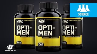 Optimum Nutrition OptiMen Multivitamin  ScienceBased Overview [upl. by Doralyn]