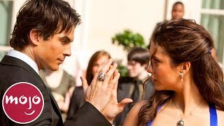 Top 10 Unforgettable Damon amp Elena Moments [upl. by Eilahs67]