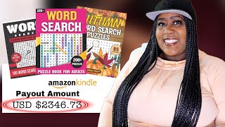 Make 1000s A Month Selling Word Search Books Online Step by Step Tutorial [upl. by Akcirahs967]