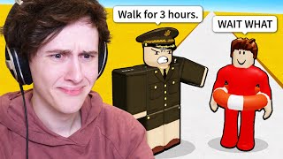 I do the HARDEST Roblox Army training EVER 3 HOURS [upl. by Kidd757]