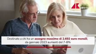 Pensioni rivalutazione in assegno a ottobre [upl. by Repooc]