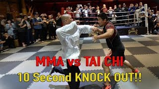 MMA vs Tai Chi 10 Second KNOCK OUT ✅ [upl. by Luke]