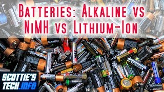 Batteries Alkaline vs NiMH vs Lithiumion [upl. by Notselrahc]