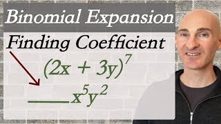 Binomial Expansion Finding Coefficient [upl. by Kcod]