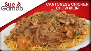 Cantonese Chicken Chow Mein Recipe [upl. by Pincus]