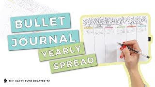 How To Start A Bullet Journal – Part 1 The Yearly Spread [upl. by Trovillion]