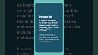 How To Explain Endocarditis  Merck Manual Professional Version [upl. by Dacy267]