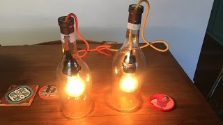 How to Make a Pendant Light From an Alcohol Bottle  Whiskey Pendant Light [upl. by Ahl151]