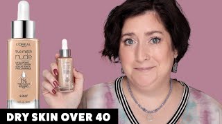 LOREAL TRUE MATCH NUDE FOUNDATION  Dry Skin Review amp Wear Test [upl. by Riocard]