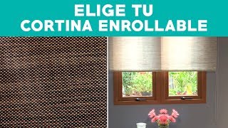 ¿Cómo elegir cortinas enrollables [upl. by Attaymik600]